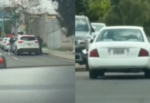 Captan violento asalto contra automovilista en Reforma Sur