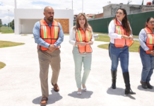 Ceci Arellano supervisa avances de la Casa del Abue Oriente