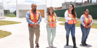 Ceci Arellano supervisa avances de la Casa del Abue Oriente