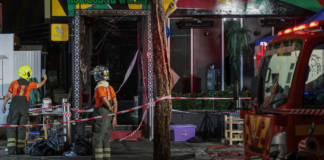 Incendio en bar de Bangkok deja 27 muertos y 18 heridos