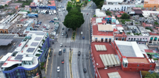 Detectan coladeras tapadas con concreto en el bulevar 5 de Mayo