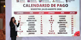Así será el pago de la Pensión Bienestar en julio-agosto 2026