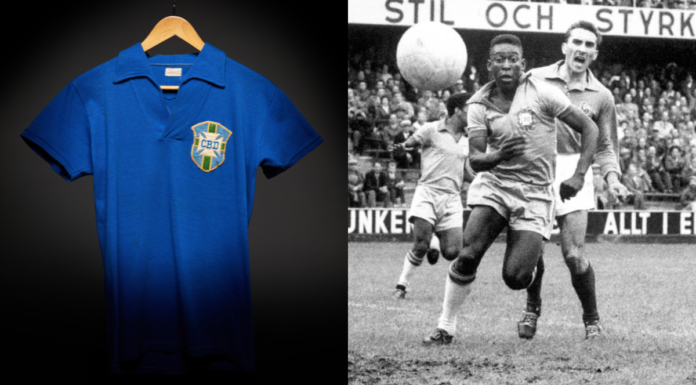 Subastan camiseta de Pelé en 4.9 millones de dólares
