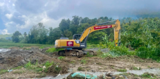 Construyen canal pluvial para prevenir inundaciones en Xaltepec