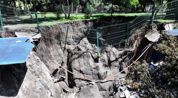 Iniciarán obras tras deslave en ciclopista del Parque Metropolitano