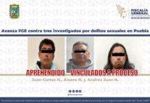FGE Puebla logra avances en tres casos de delitos sexuales