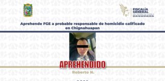 Detienen a presunto coautor de homicidio en Chignahuapan