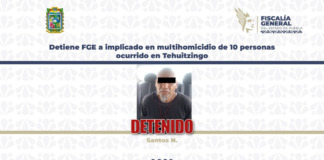 Cae presunto participante de multihomicidio en Tehuitzingo