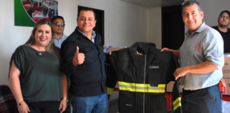 Texmelucan entrega equipo a Bomberos y Servicios Prehospitalarios