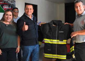 Texmelucan entrega equipo a Bomberos y Servicios Prehospitalarios