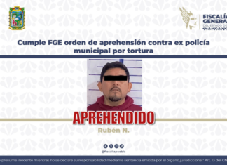 Detienen a expolicía por presunta tortura en Los Reyes de Juárez