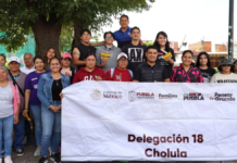 San Pedro Cholula realiza faena comunitaria en Jesús Tlatempa