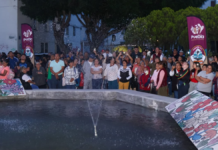 Pepe Chedraui entrega fuente rehabilitada en La Margarita