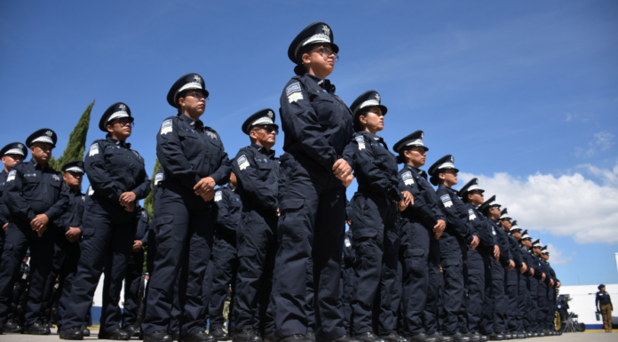 Se gradúan 55 nuevos policías para reforzar a la SSC Puebla