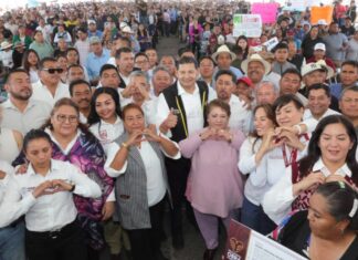 Armenta entrega 2.5 mdp en obra comunitaria para Huixcolotla