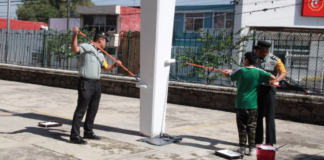 GN realiza jornada de labor social en primaria de Puebla