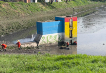 Limpian vaso regulador Puente Negro ante fuertes lluvias