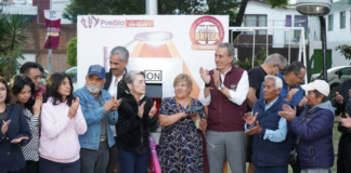Pepe Chedraui inaugura 189 luminarias LED en Plazas Amalucan