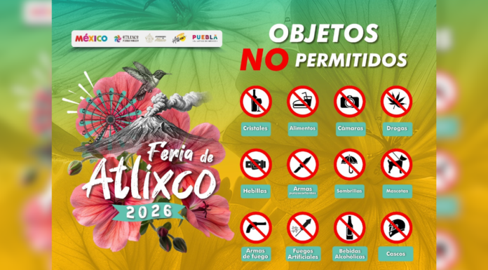 Anuncian medidas de seguridad para la Feria de Atlixco 2026