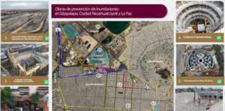 Obras contra inundaciones en Edomex alcanzan 90% de avance