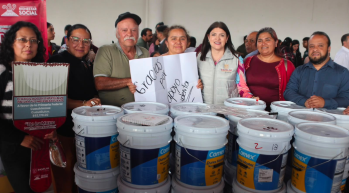 Dotan de pintura e impermeabilizante a 45 escuelas de Zacatlán