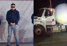 SSP asegura pipa con 21 mil litros de gas LP en Tepeaca