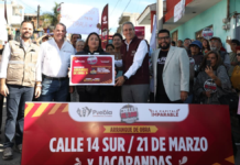 Pepe Chedraui inicia rehabilitación vial en San Jerónimo Caleras