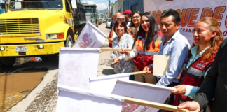 Tonantzin Fernández inicia rehabilitación de la calle 13 Poniente
