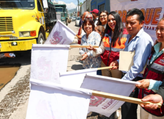 Tonantzin Fernández inicia rehabilitación de la calle 13 Poniente