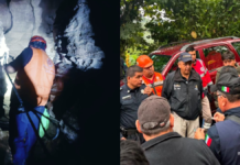 Confirman primer fallecido tras emergencia en gruta de Cuetzalan