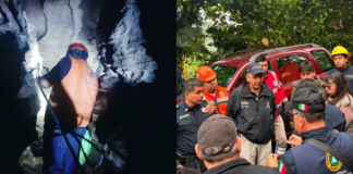 Confirman primer fallecido tras emergencia en gruta de Cuetzalan