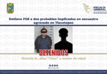 Cae el “Tabo” y un menor por presunto secuestro en Tlacotepec