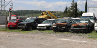FGE halló cinco vehículos robados en corralón irregular de Tehuacán