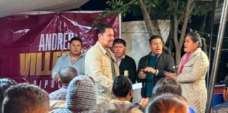 Andrés Villegas realiza asamblea informativa en San Mateo Tlaixpan