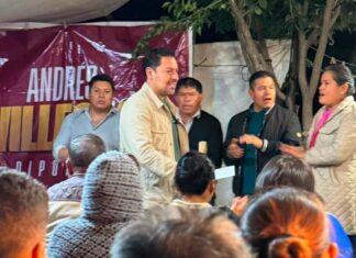 Andrés Villegas realiza asamblea informativa en San Mateo Tlaixpan