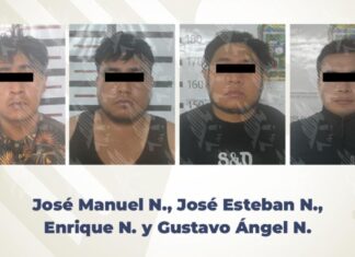 Capturan a cuatro presuntos homicidas en Puebla capital