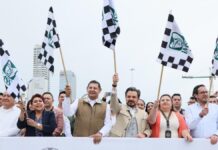 Armenta y Zoé Robledo revisan proyectos pendientes del IMSS en Puebla