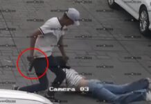 VIDEO: Mujer es golpeada y asaltada a mano armada en Lomas de Angelópolis