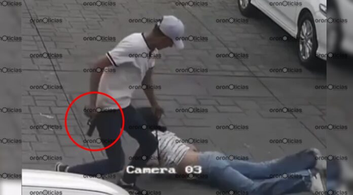 VIDEO: Golpean y asaltan a mano armada a mujer en Lomas de Angelópolis