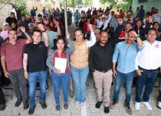 Ariadna Ayala inaugura pavimentación en calle de Ocotepec