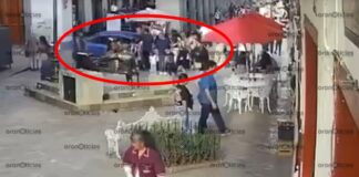 Conductor arrolla a transeúntes en centro de Zacatlán