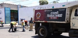 Pepe Chedraui mantiene bacheo en Barrio de San Miguel