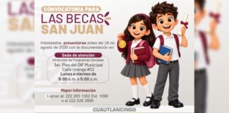 Cuautlancingo lanza becas para estudiantes de 10