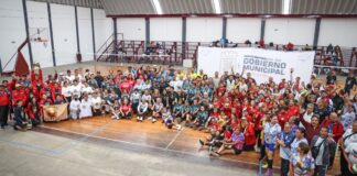 Omar Muñoz inaugura Torneo Regional de Cachibol en Cuautlancingo