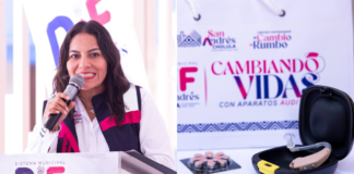 Entregan aparatos auditivos a 57 personas en San Andrés Cholula