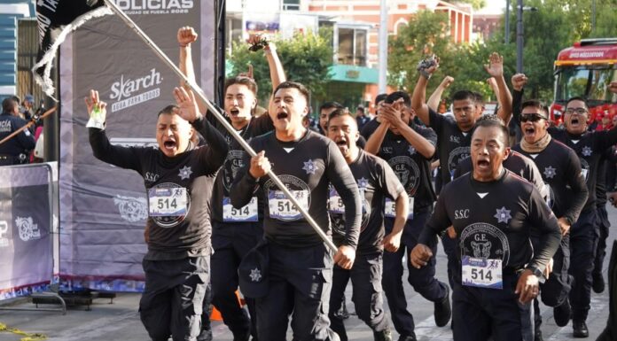 Puebla capital celebra Carrera de las y los Policías de la Ciudad 2026