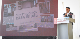 Inicia construcción de nueva Casa Ejidal en Cuautlancingo
