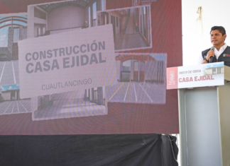 Inicia construcción de nueva Casa Ejidal en Cuautlancingo
