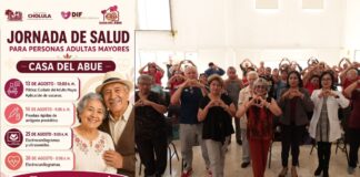 DIF San Pedro Cholula realiza jornada de salud para adultos mayores