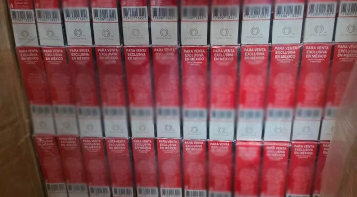 Aseguran 5.8 millones de cigarros apócrifos en aduana del AICM